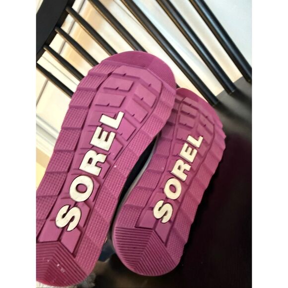 Sorel Whitney 11 Joan waterproof Laceup winter boots size 6/37 tan and pink - Picture 5 of 9